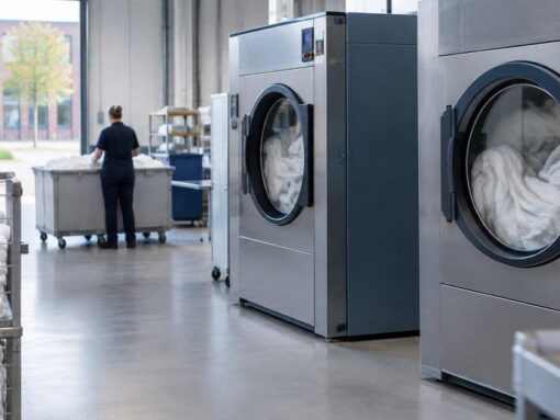 Energieopslagsystemen voor peak shaving bij uitbreiding van een wasserij